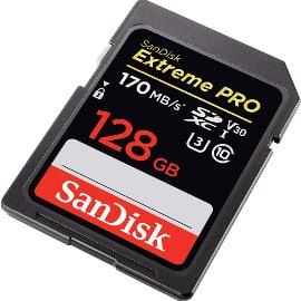 Tarjeta de memoria SanDisk Extreme Pro de 128GB barata, tarjetas de memoria baratas