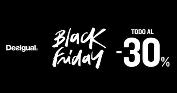 Black Friday en Desigual barato, ropa de marca barata, ofertas en calzado chollo