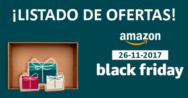 Listado de ofertas del domingo del Black Friday de Amazon España