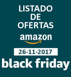 Listado de ofertas del domingo del Black Friday de Amazon España