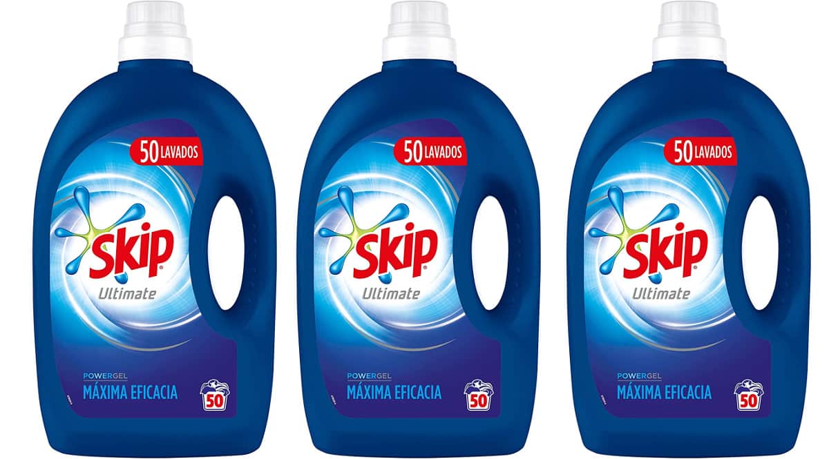 Detergente Skip Ultimate Triple Poder barato, detergente para ropa barato, ofertas supermercado, chollo