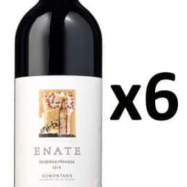 Pack de 6 botellas de vino Enate Reserva 2016. Ofertas en vino, vino barato