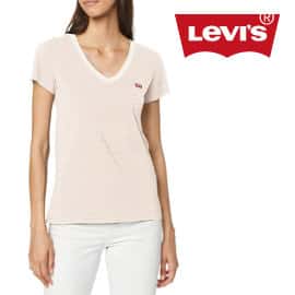 Camiseta de mujer Levi's Vneck barata, camisetas baratas, ofertas en ropa de marca