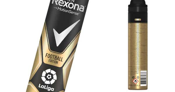Pack de desodorantes Rexona Football Edition Laliga barato. Ofertas en supermercado, chollo