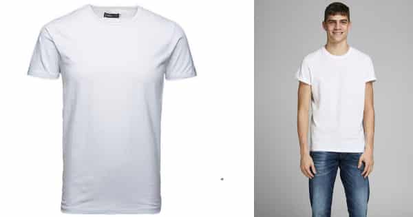 Camiseta básica Jack & Jones Basic O-neck barata, camisetas baratas, ofertas ropa, chollo