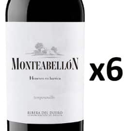 Pack de 6 botellas de vino Ribera del Duero Monteabellón barato, vino barato