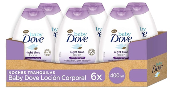 Loción hidratante Dove Baby noches tranquilas barata, crema hidratante para bebé barata, ofertas supermercado, chollo