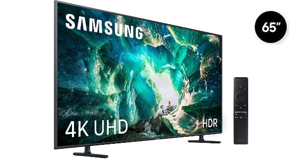 Televisor LED 65 pulgadas Samsung UE65RU8005 4K UHD barato, televisores baratos, chollo