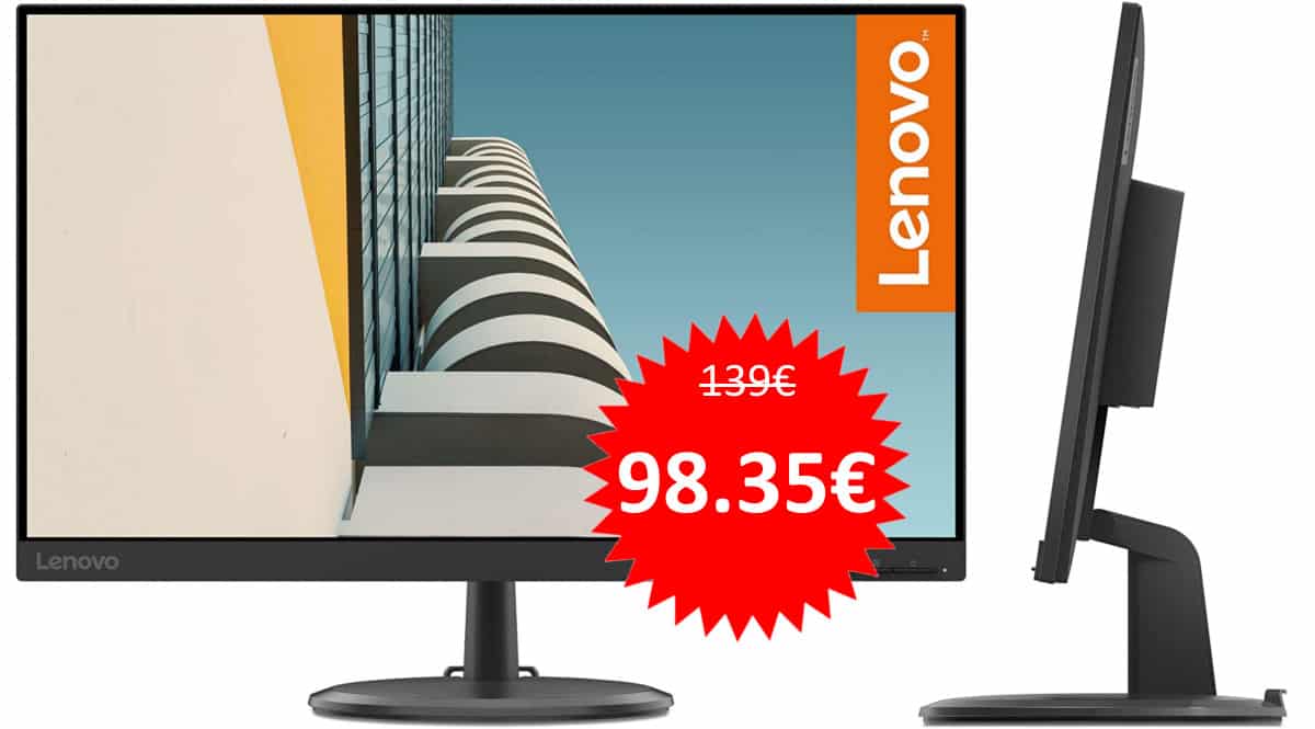 Monitor Lenovo C24-25 barato. Ofertas en monitores, monitores baratos, chollo