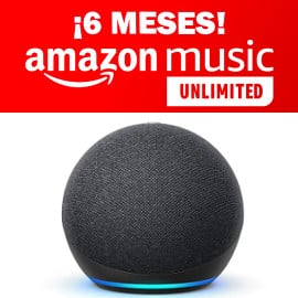 Amazon Echo Dot (4ª generación) + 6 meses gratis Music Unlimited