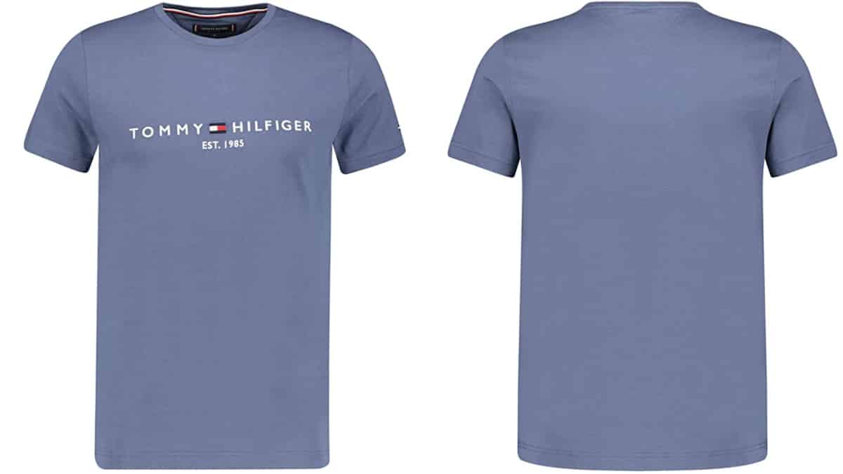 Camiseta Tommy Hilfiger con Logo barata, ropa de marca barata, ofertas en camisetas chollo