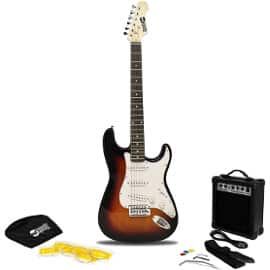 Kit guitarra eléctrica RockJam barato, guitarras eléctricas baratas