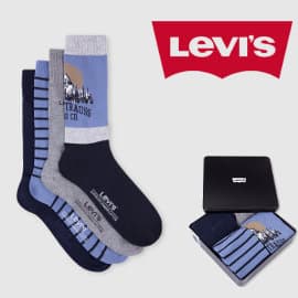 Calcetines Levi's Mountain baratos, calcetines de marca baratos, ofertas en ropa