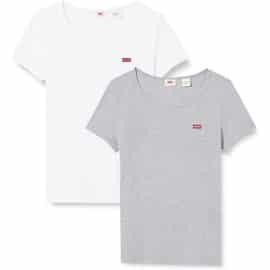Pack de 2 camisetas para mujer Levi's baratas. Ofertas en ropa de marca, ropa de marca barata