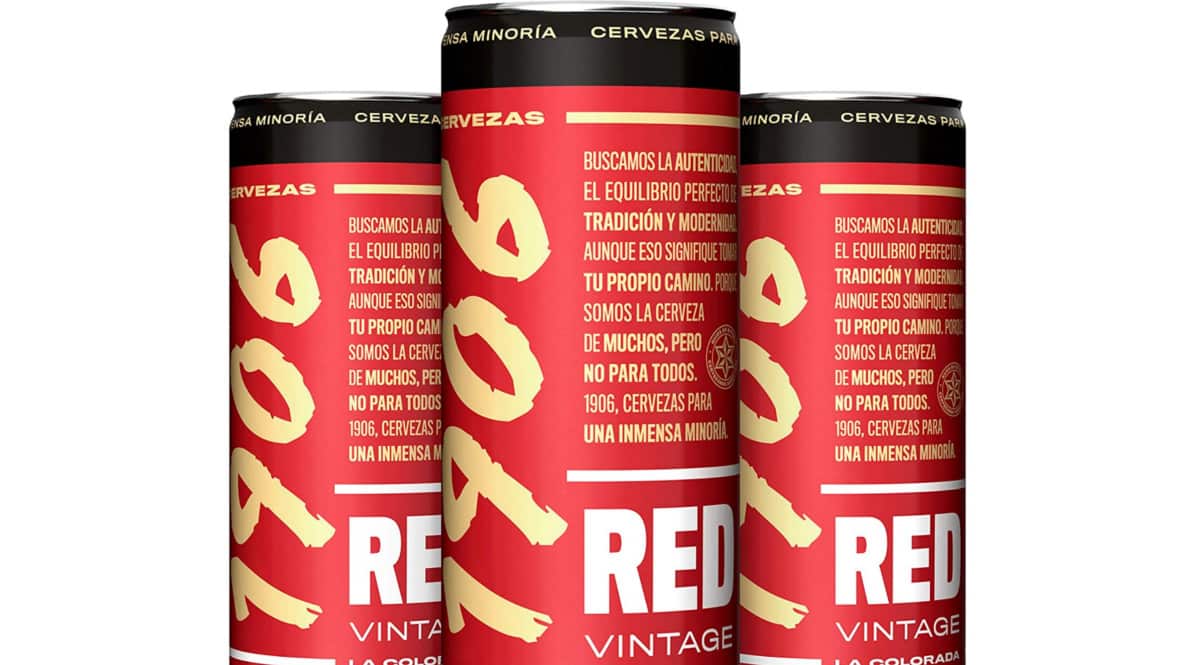 Pack de 24 latas de cerveza 1906 Red Vintage barato. Ofertas en supermercado, chollo
