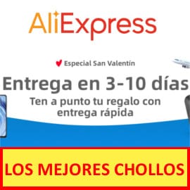Selección de los mejores chollos y cupones de AliExpress para San Valentín. Chollos y cupones de Aliexpress
