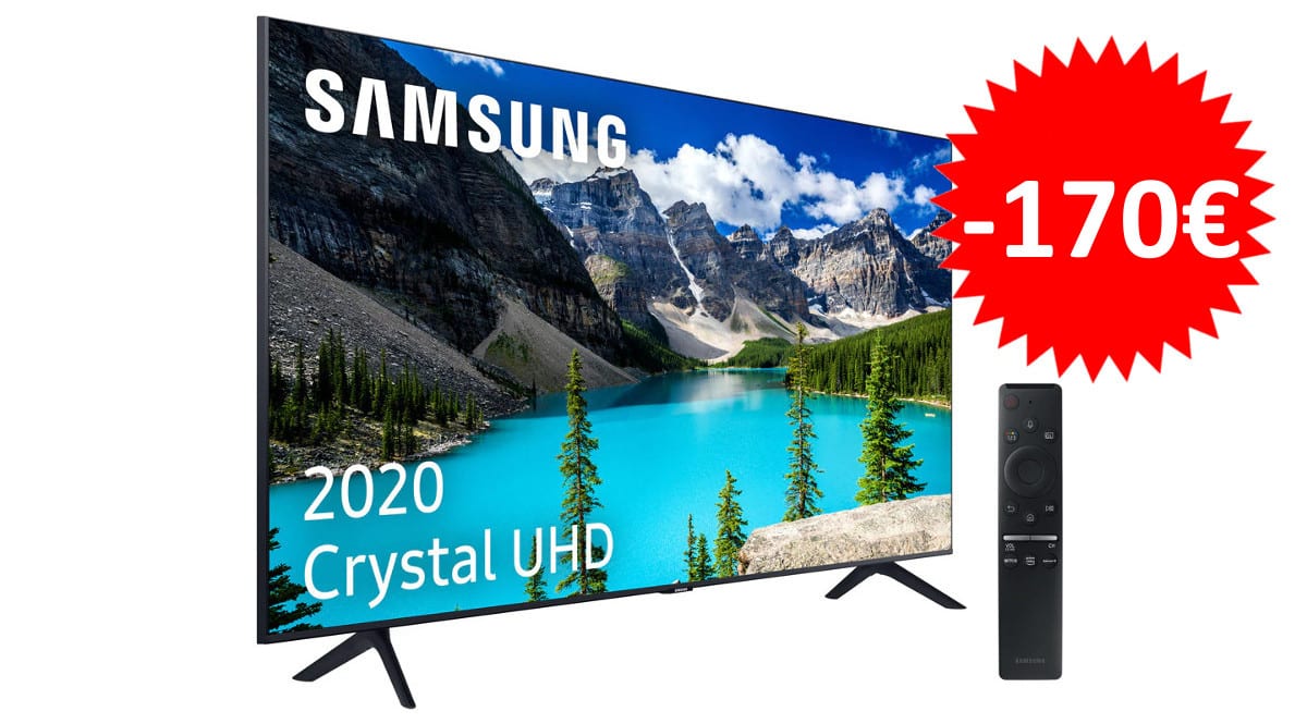 Televisor de 50 pulgadas Samsung UE50TU8005 barato. Ofertas en televisores, televisores baratos, chollo