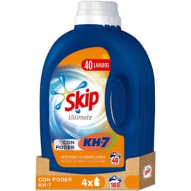 160 lavados de detergente Skip Ultimate Poder KH7 barato. Ofertas en supermercado