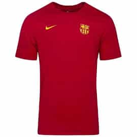 Camiseta para hombre Nike F.C. Barcelona 2020-2021 barata, camisetas deportivas de marca baratas, ofertas en ropa