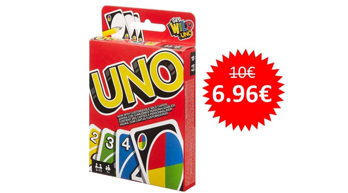 ¡Llega para Navidad! Juego de cartas UNO Classic sólo 6.96 euros.