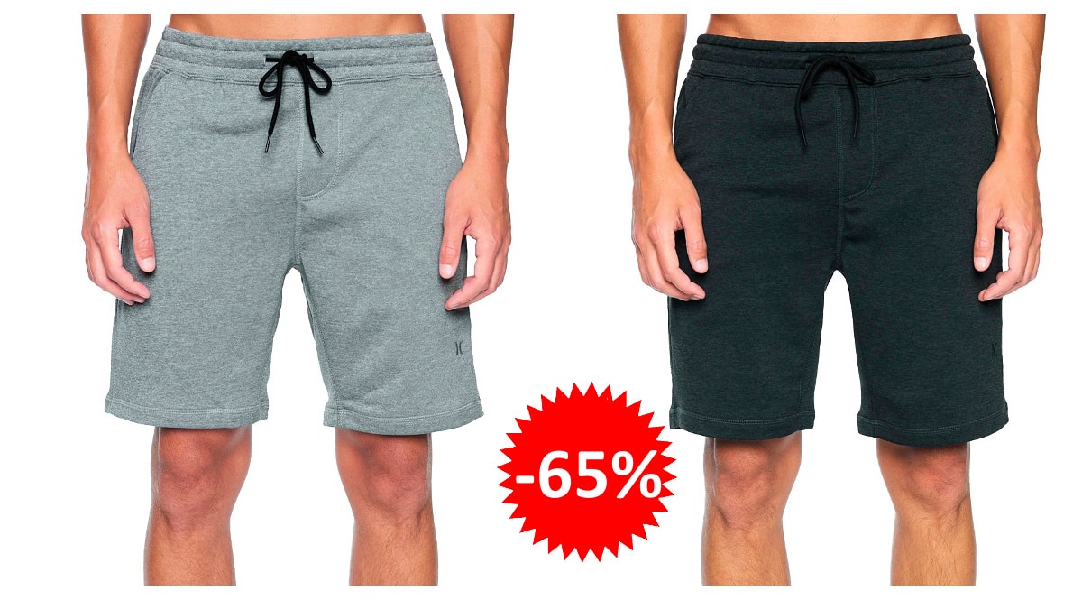 Pantalón corto Hurley M Dri Disperse Fleece barato, pantalones cortos de marca baratos, ofertas en ropa, chollo