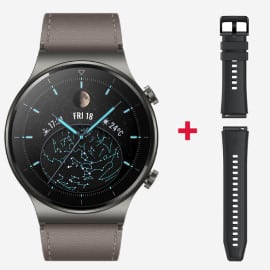 ¡Código descuento! Smartwatch Huawei Watch GT 2 Pro + correa extra sólo 174 euros. Te ahorras 60 euros. En negro y en gris.