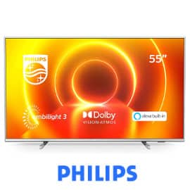 ¡Precio mínimo histórico! Televisor 4K UHD de 55″ Philips 55PUS7855/12 Ambilight sólo 393 euros. Te ahorras 185 euros.