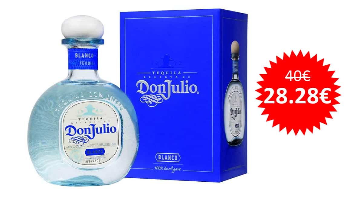¡¡Chollo!! Tequila blanco Don Julio sólo 28 euros.