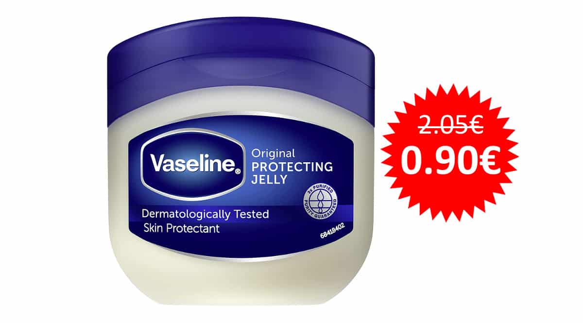 ¡Precio mínimo histórico! Vaselina Vaseline gel reparador 50ml sólo 0.90 euros. 56% de descuento.