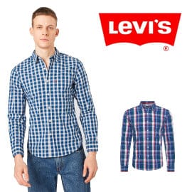 Camisa de manga larga Levi's Classic barata, camisas de marca baratas, ofertas en ropa