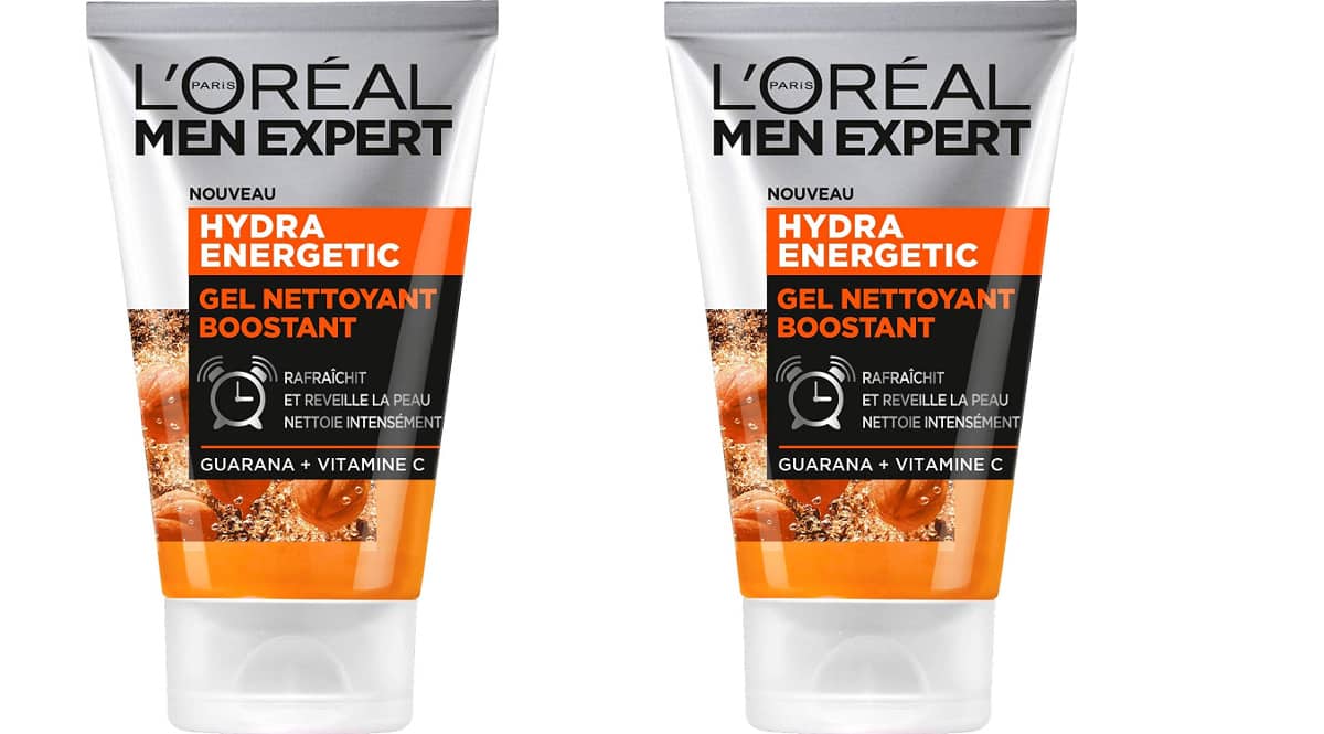 Pack de 2 geles limpiadores L'Oréal Men Expert Hydra Energy baratos, gelex limpiadores baratos, ofertas cuidado personal, chollo