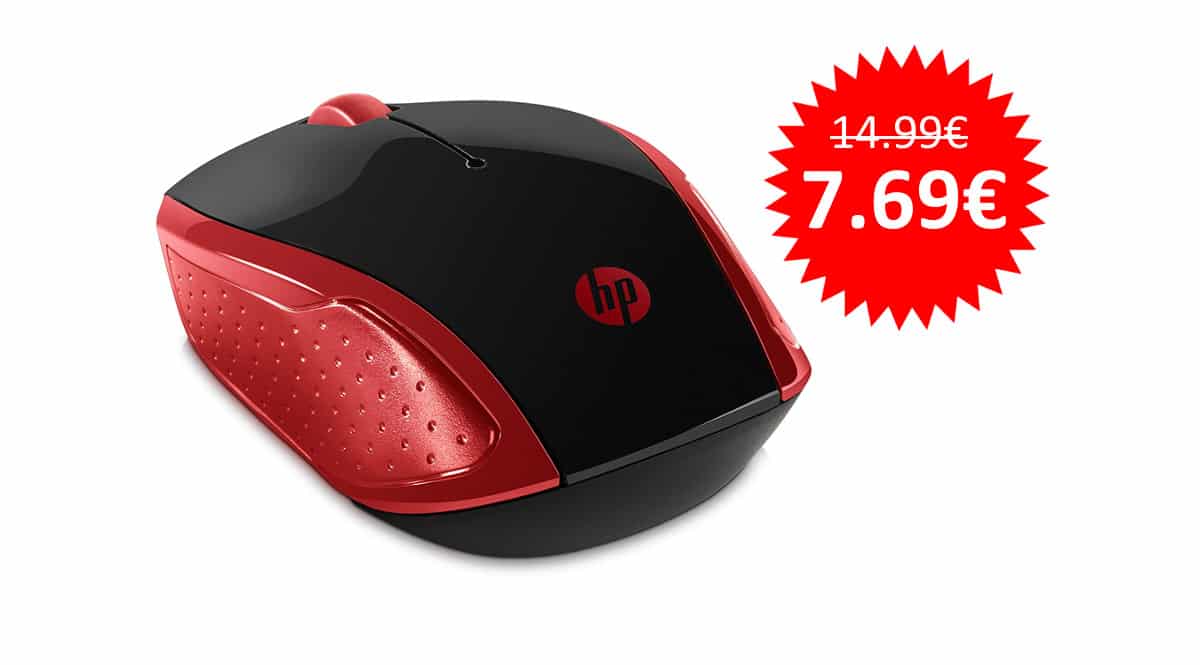 ¡¡Chollo!! Ratón inalámbrico HP 200 sólo 7.69 euros. Mitad de precio.