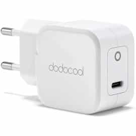 ¡Código descuento! Cargador USB-C para iPhone Dodocool 20W sólo 6.99 euros. 50% de descuento.
