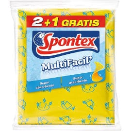 Pack de 3 bayetas Spontex Multifácil baratas, bayetas baratas, ofertas en supermercado