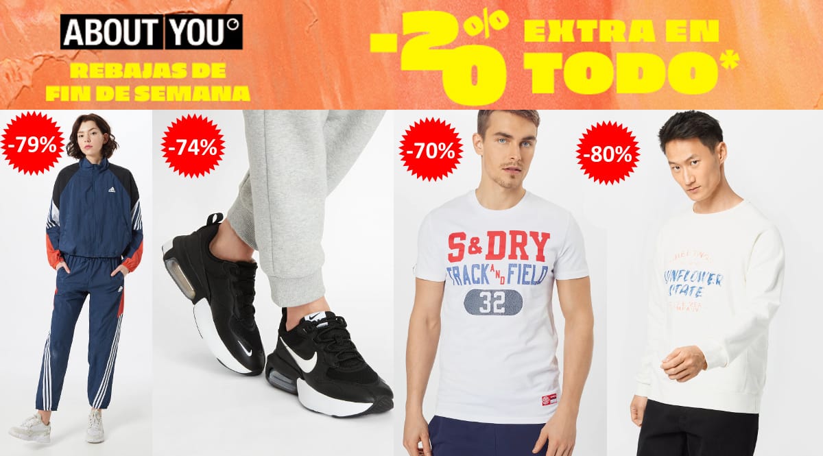 EXTRA20 en About You, ropa de marca barata, ofertas en calzado chollo