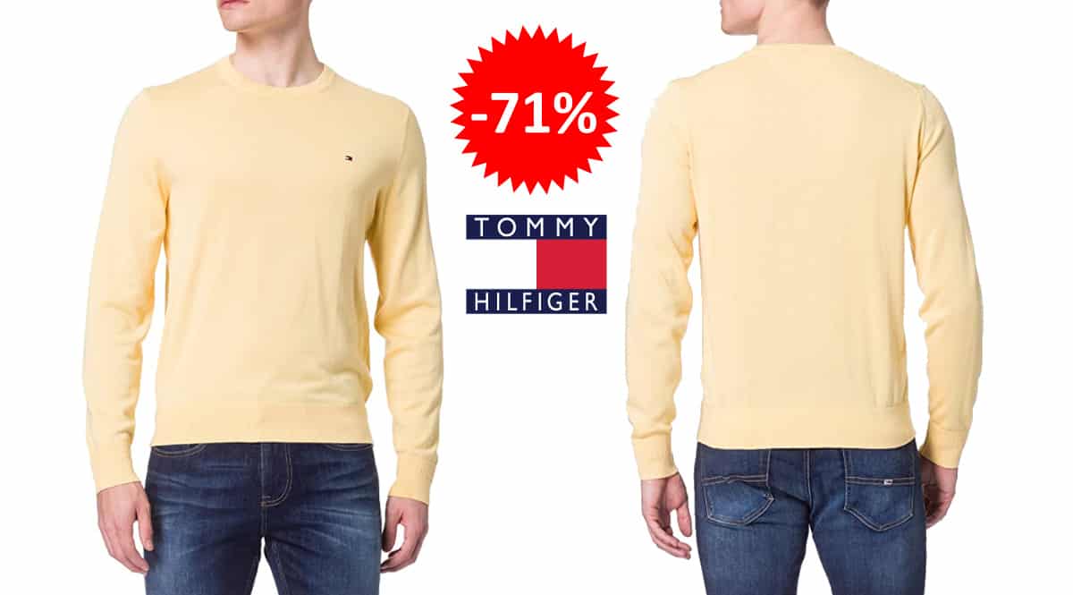 Jersey de seda Tommy Hilfiger barato, ropa de marca barata, ofertas en jerseis chollo