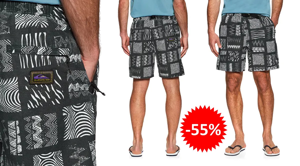 Pantalón corto Quiksilver Originals Tribal Mosaic barato, ropa de marca barata, ofertas en pantalones cortos chollo