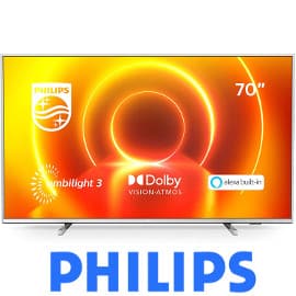 ¡Precio mínimo histórico! Televisor 70″ LED Philips 70PUS7855/12 UHD 4K Ambilight 3 sólo 699 euros. Te ahorras 300 euros.