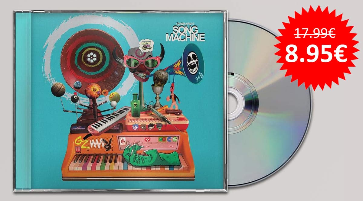 ¡Precio mínimo histórico! CD Gorillaz – Song Machine, Season 1: Strange Timez sólo 8.95 euros. 50% de descuento.