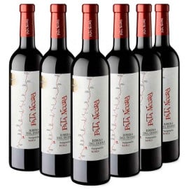 ¡Precio mínimo histórico! Caja de 6 botellas de vino tinto Pata Negra Roble D.O. Ribera del Duero sólo 20 euros. 52% de descuento.