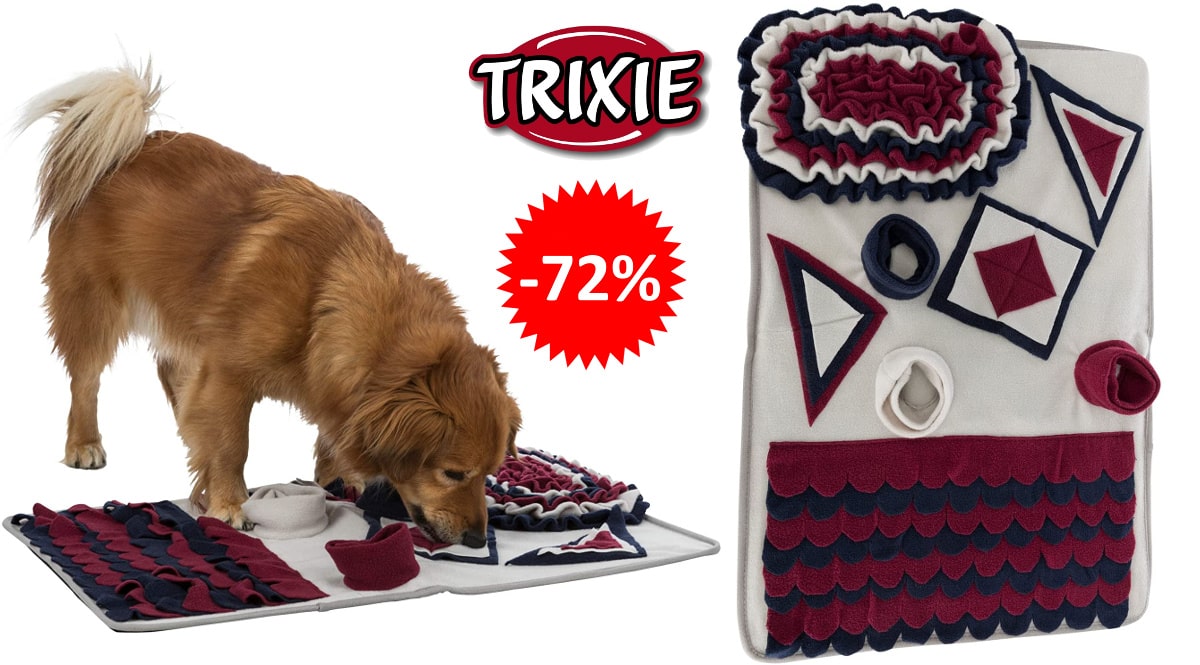 Alfombra olfativa Trixie Dog Activity barata, productos para mascotas baratos, ofertas para perros chollo