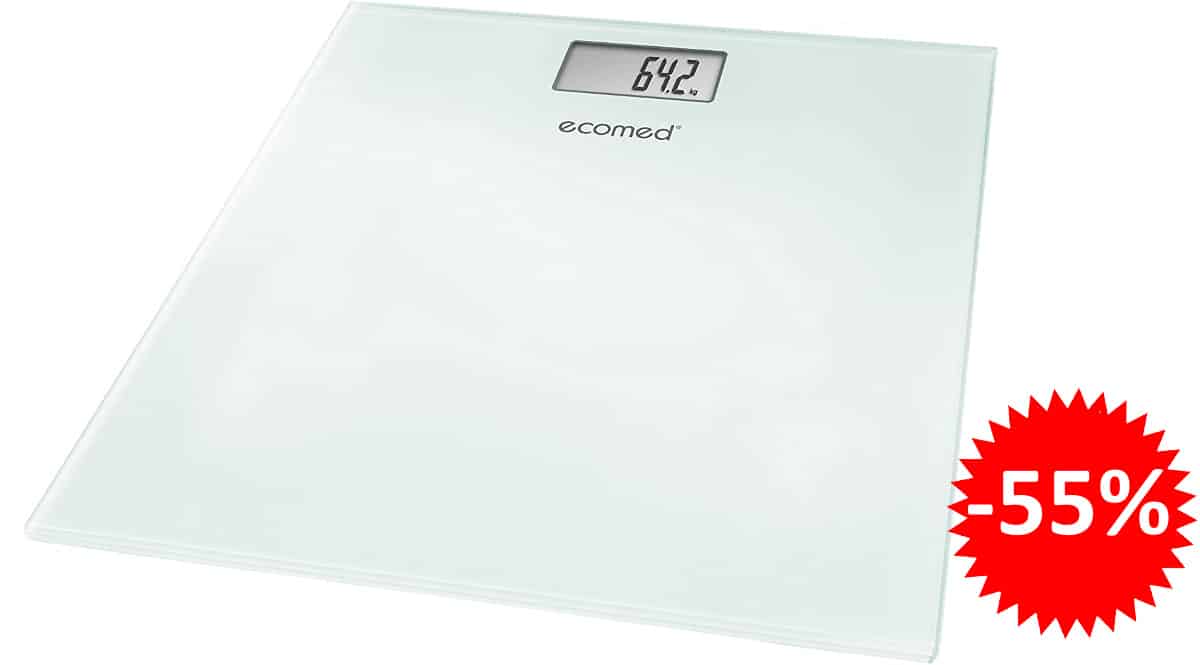 Báscula de baño digital Ecomed PS-72E barata, básculas de marca baratas, ofertas hogar, chollo