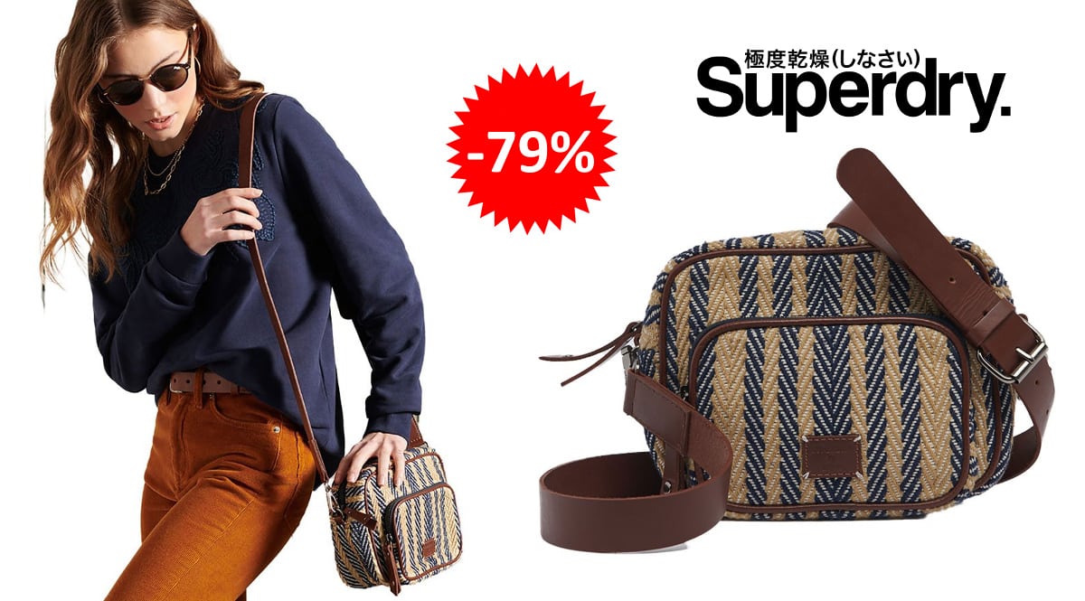 Bolso Superdry Delwen barato, bolsos de marca baratos, ofertas en complementos chollo