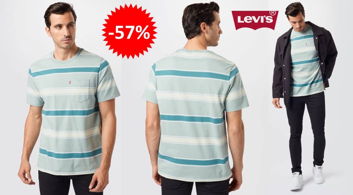 Camiseta Levi's Pocker Sunset barata, ropa de marca barata, ofertas en camisetas chollo