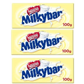 Chocolate blanco Milkibar barato, chocolate de marca barato, ofertas en supermercado