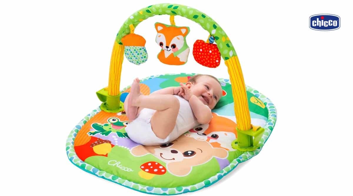 Gimnasio de actividades para bebé Chicco 3 en 1 barato, juguetes apra bebñe de marca baratos, ofertas para niños, chollo