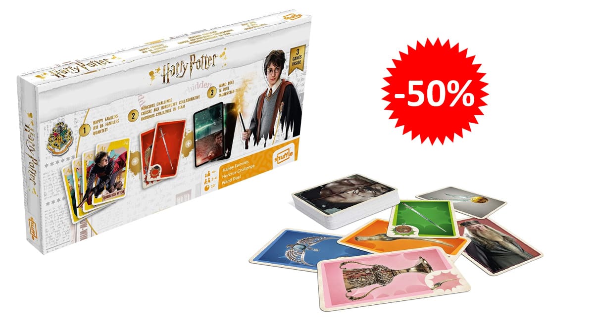Juego de cartas Harry Potter Cartamundi Shuffle barato, juegos baratos, ofertas en juegos de cartas chollo