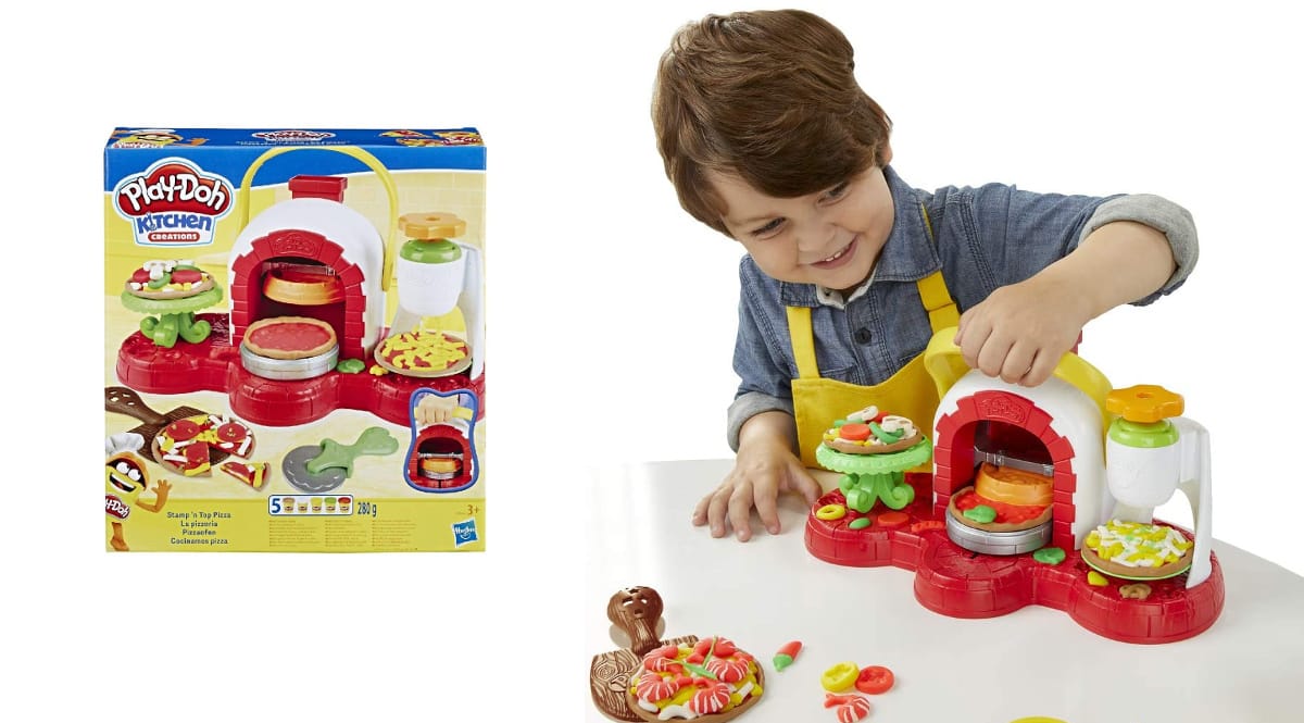 Play Doh-Cocina de Pizza barata, juguetes de marca baratos, ofertas para niños, chollo