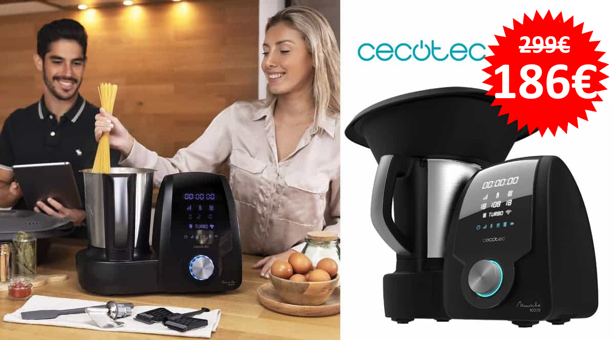 Robot-de-cocina multifuncion Cecotec Mambo 10070 barato-robots-de-cocina-baratos-ofertas-para-la-casa-chollo