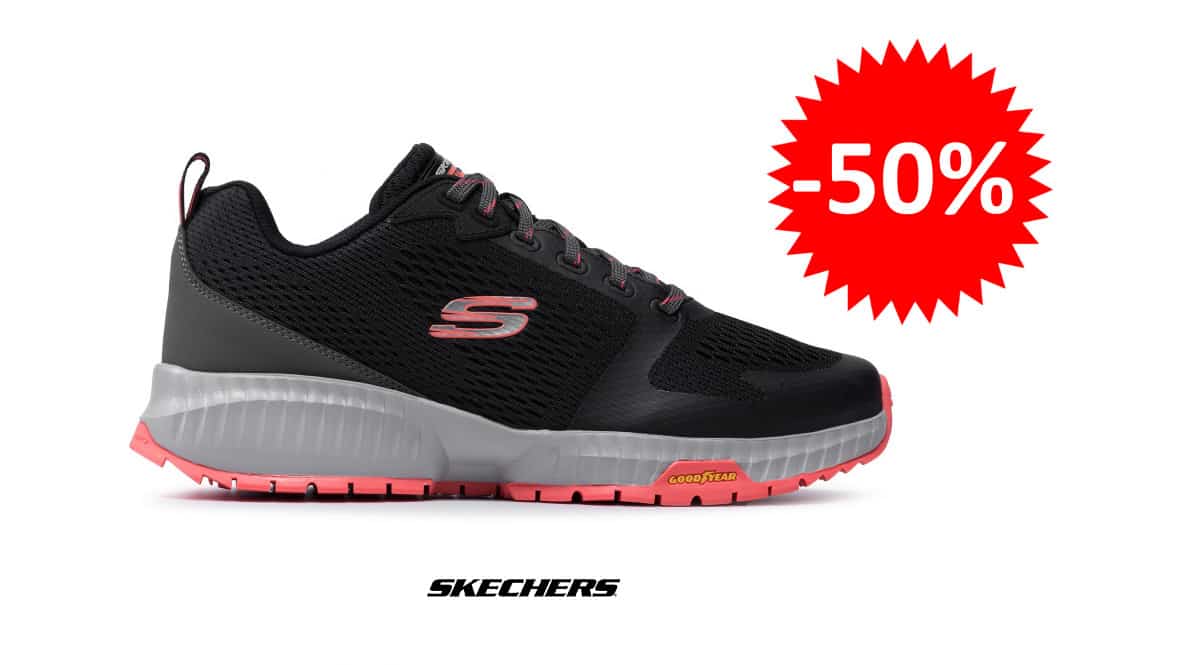 ¡Precio mínimo histórico! Zapatillas para hombre Skechers Street Flex Eliminator sólo 45 euros. 50% de descuento.